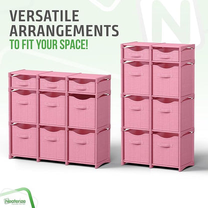 9 Cube Closet Organizers And Storage | Includes All Storage Cube Bins | Easy To - Image 4