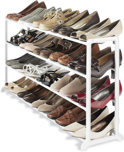 Whitmor 4 Tier 20 Pair Floor Shoe Rack - Image 5