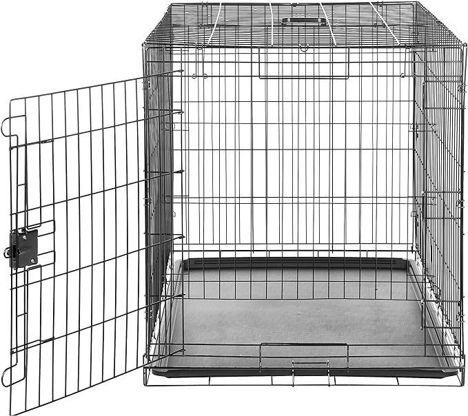 Amazon Basics - Durable, Foldable Metal Wire Dog Crate - Image 3