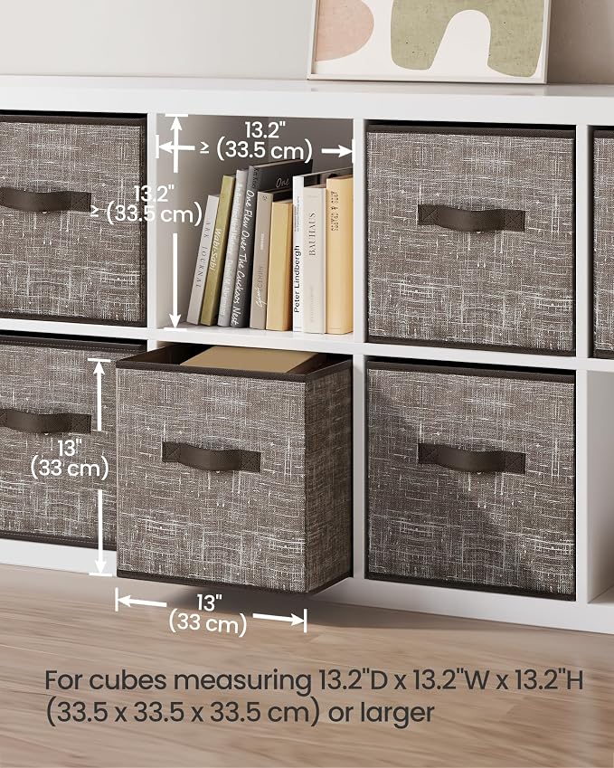 SONGMICS Storage Cubes, 13-Inch Non-Woven Fabric Bins - Image 3