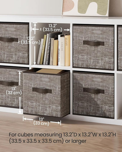 SONGMICS Storage Cubes, 13-Inch Non-Woven Fabric Bins - Image 3