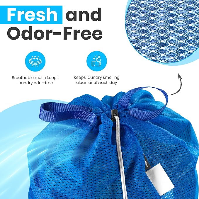 Handy Laundry Mesh Laundry Bags 24 x 36 Inches, Breathable, Machine Washable - Image 5