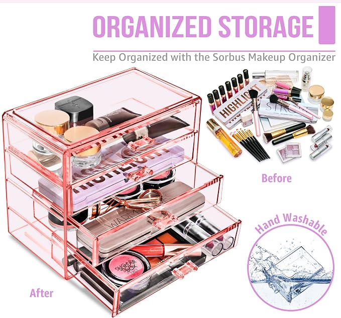 Sorbus Makeup Organizer - Image 5