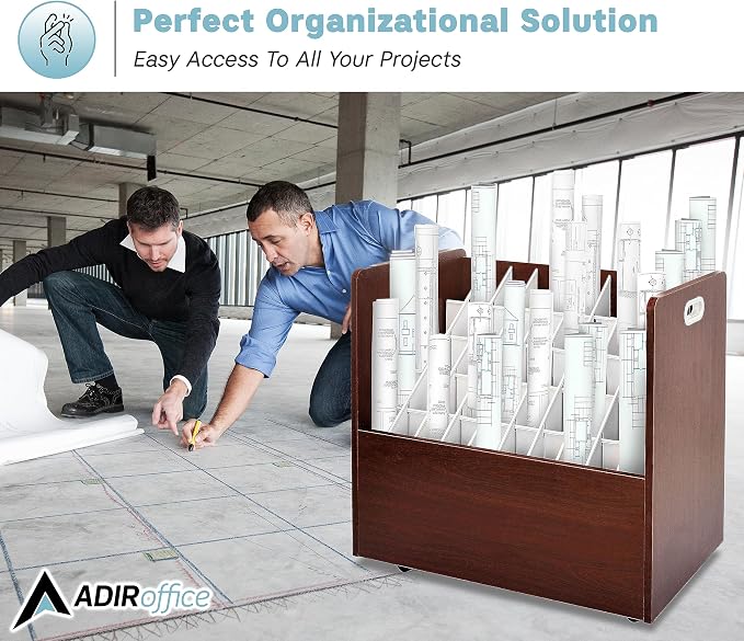 Adir Blue Print Storage Organizer - Image 6