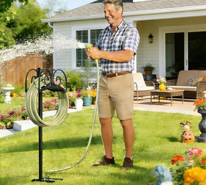 Upgraded Garden Hose Holder Stand - Image 5