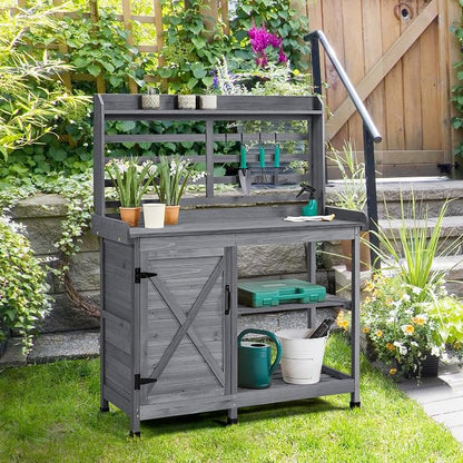 Yaheetech Outdoor Potting Bench - Image 2