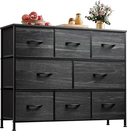 WLIVE 8 Drawer Dresser for Bedroom, Wide Chest of Drawers, Large storage design by WLIVE