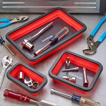 Collapsible Magnetic Parts Tray Set - Image 5