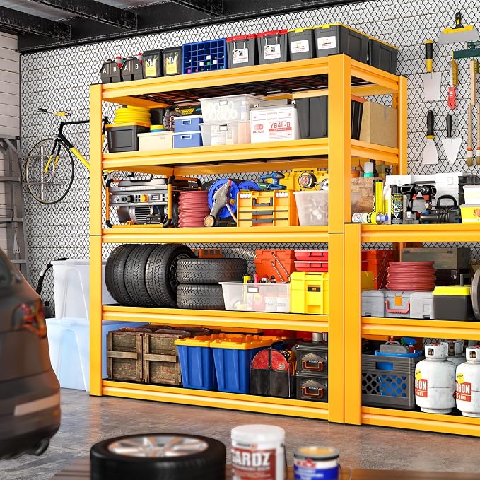 REIBII Garage Shelving Load 3000LBS, 5-Tier Storage Shelves, Adjustable Heavy - Image 5