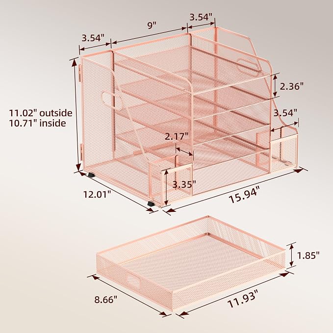 SUPEASY Mesh Desk Organizer - Image 4