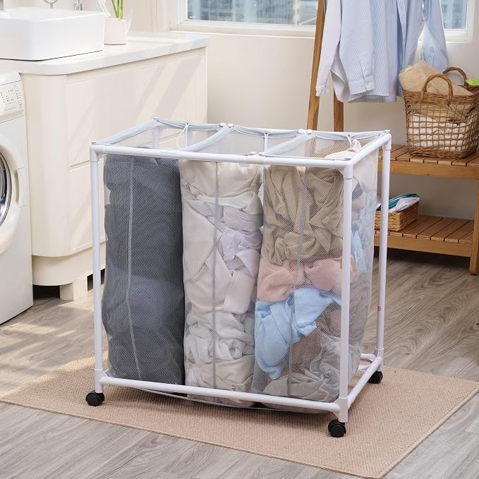 Rolling Laundry Hamper Sorter Cart - Image 5