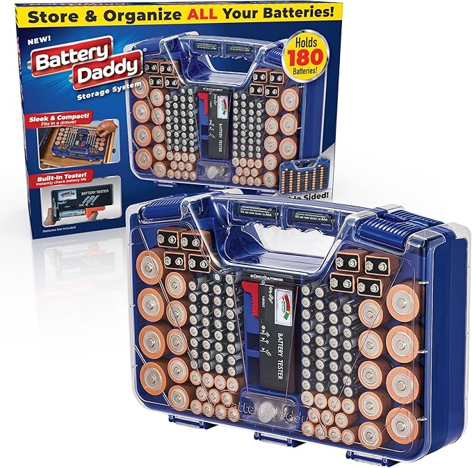 Ontel Battery Daddy Storage & Organizer Case by Ontel