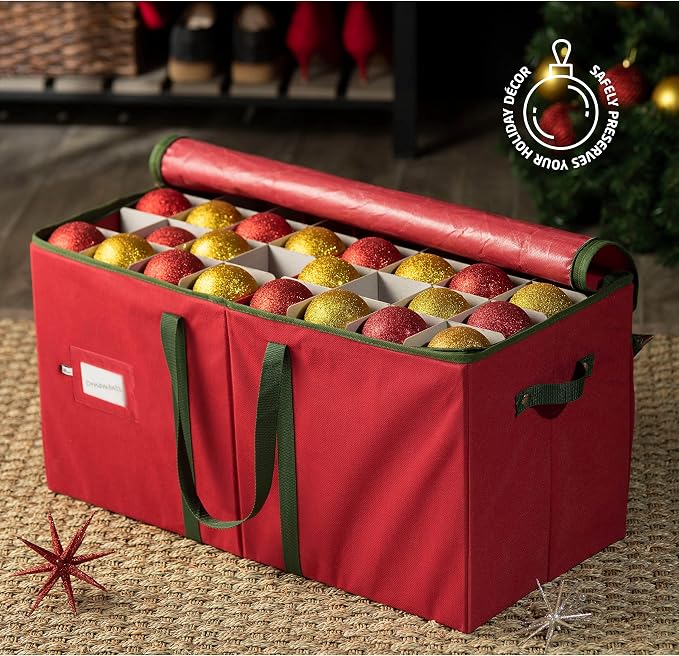 ZOBER Large Christmas Ornament Storage Box - Image 2