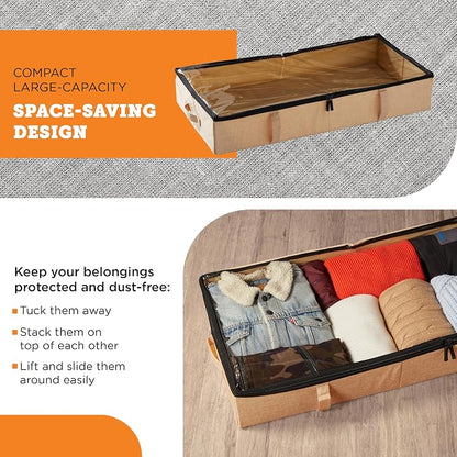 storageLAB Under Bed Storage Containers, Closet Organizers - Image 2