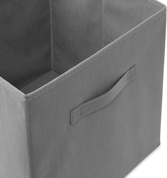 Casafield Set of 6 Collapsible Fabric Cube Storage Bins, Cubby Organizers & More - Image 3