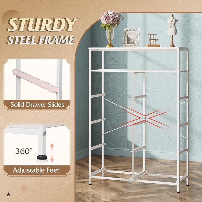 WLIVE Fabric Dresser for Bedroom - Image 7