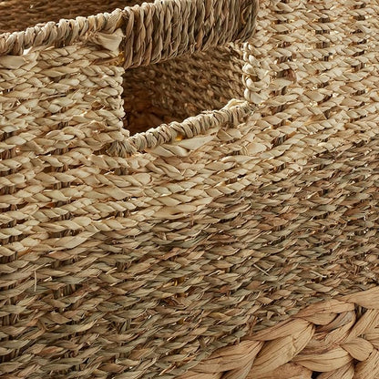 Casafield 12" x 12" Mixed Weave Storage Baskets, Natural - Image 5
