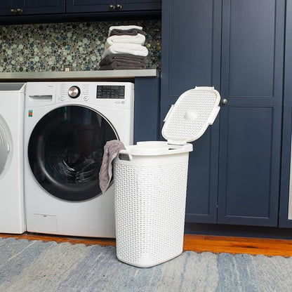 Mind Reader Slim Laundry Hamper - Image 2