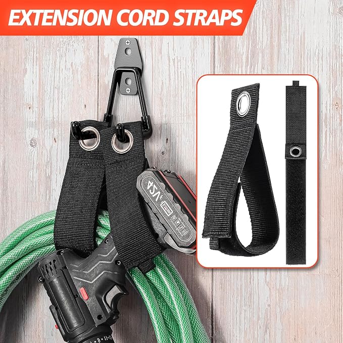 20 Pack Heavy Duty Garage Hooks, Solid Steel Wall Mount Hangers, - Image 5