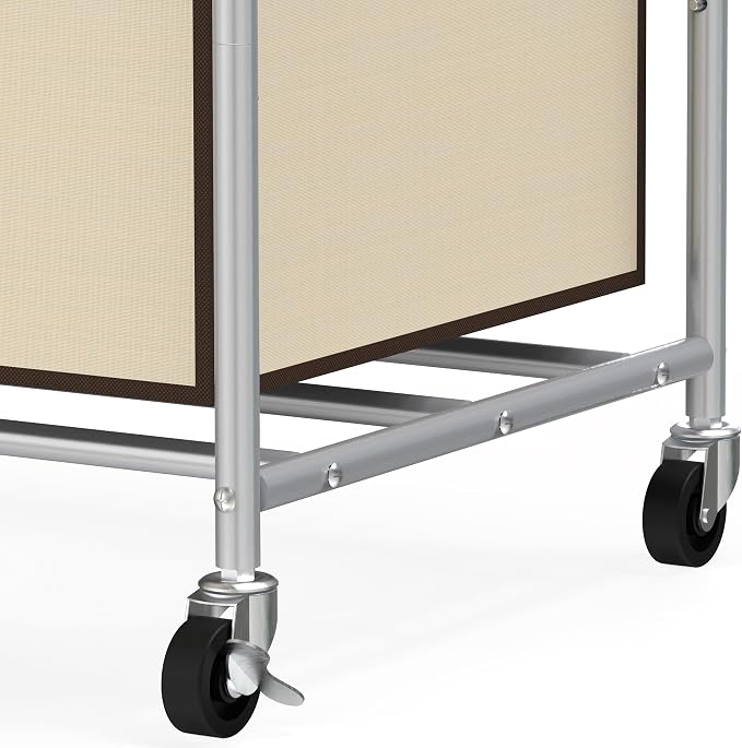 Deco Brothers Heavy Duty 3 Bags Laundry Sorter Cart - Image 3