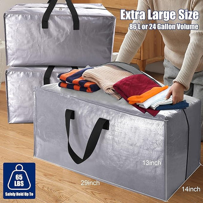 Cosy Family 8 Pack Heavy Duty Extra Large Moving Bags - Image 6