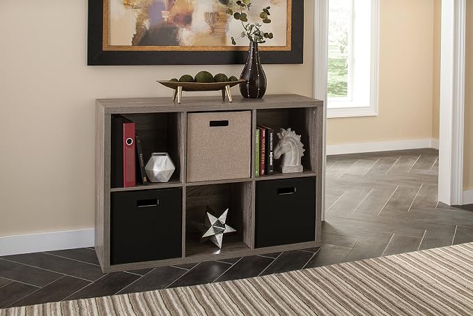 ClosetMaid 6 Cube Storage Shelf Organizer Bookshelf - Image 5