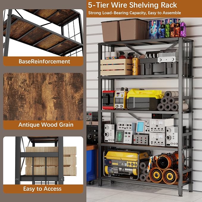 GIOTORENT 5-Tier Kitchen Storage - Image 6