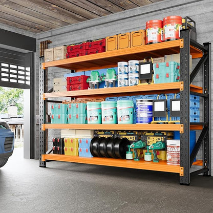 60" Wide Storage Shelves, 5000LBS Garage Shelving Heavy Duty, Standing Shelf - Image 2