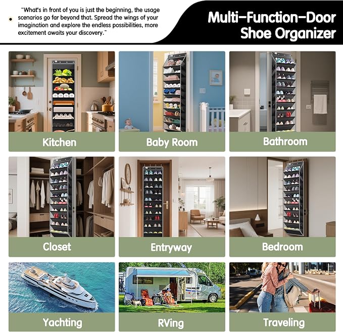10 Tier Over The Door Organizer - Image 7