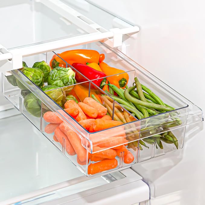 BINO | Pull-out Fridge Organizer | THE HANGER COLLECTION | Fridge Drawer - Image 6