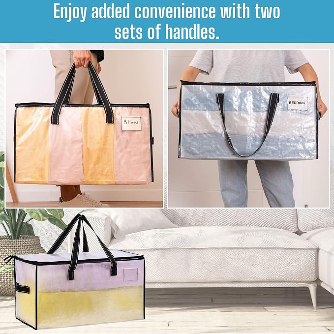 VENO 10 Pack Moving Bags, Comforter and Blanket Storage Bags - Image 7