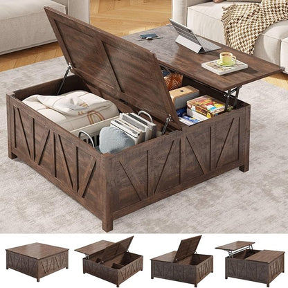 chartustriable 43.3“ Lift Top Coffee Table by chartustriable