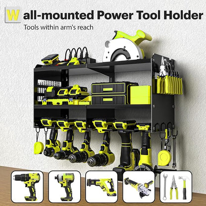 Spampur Fathers Day Gift, Power Tool Organizer Wall Mount - Image 3