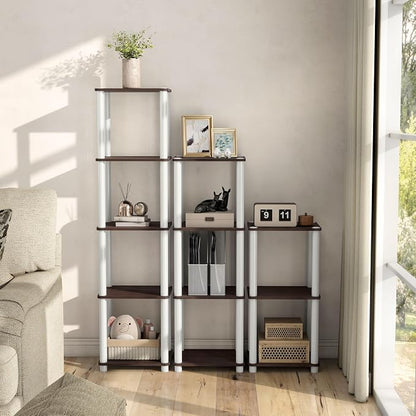 Homes: Inside + Out Apexa Modern 4-Tier Narrow Shelving Units, Collectibles - Image 2