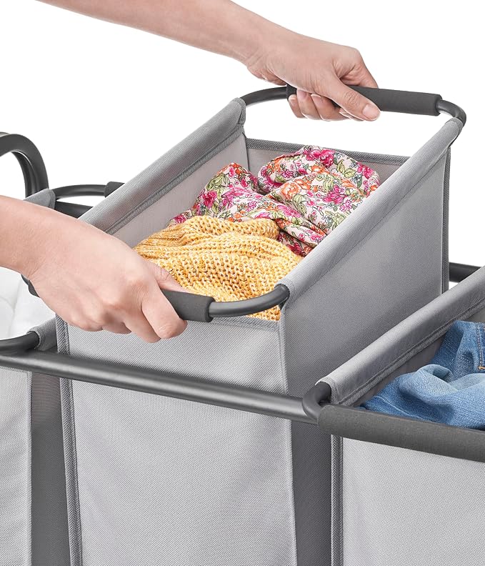Whitmor Triple Laundry Sorter - Image 4