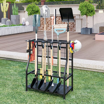 Garden Tool Organizer Yard Tool Tower Rack Shed Organization | Garage - Image 5