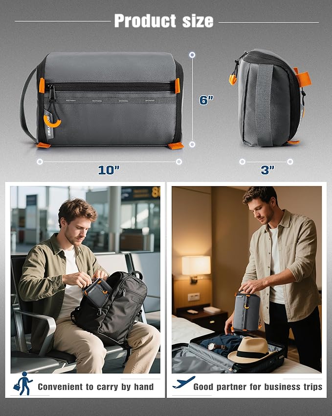 Smasrob Electronics Organizer Travel Case, Tech Bag Charger Pouch, Elastic Bands - Image 5