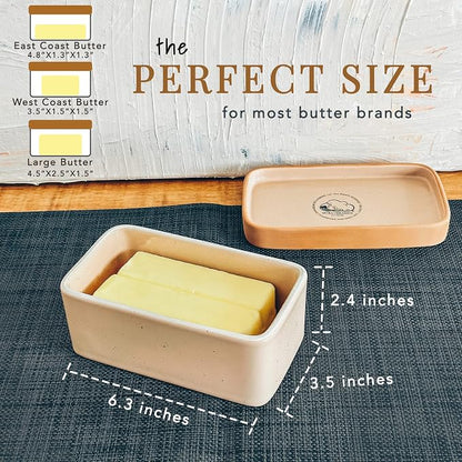 Mora Ceramic Two-in-One Butter Dish - Image 3