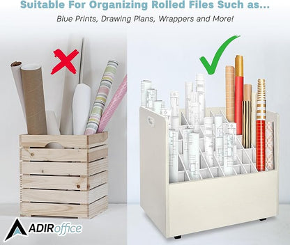 AdirOffice Adir Blue Print Storage Organizer - Image 7