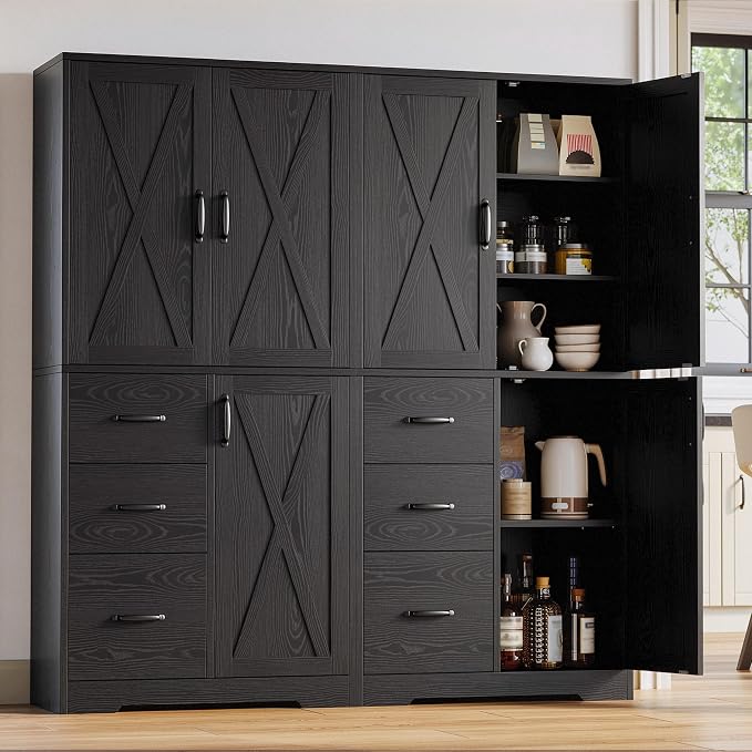 IRONCK Pantry Cabinet, Kitchen Storage Cabinet - Image 3