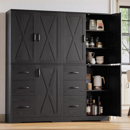 IRONCK Pantry Cabinet, Kitchen Storage Cabinet - Image 3