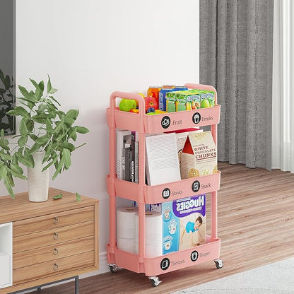 Laiensia 3-Tier Rolling Cart - Image 3
