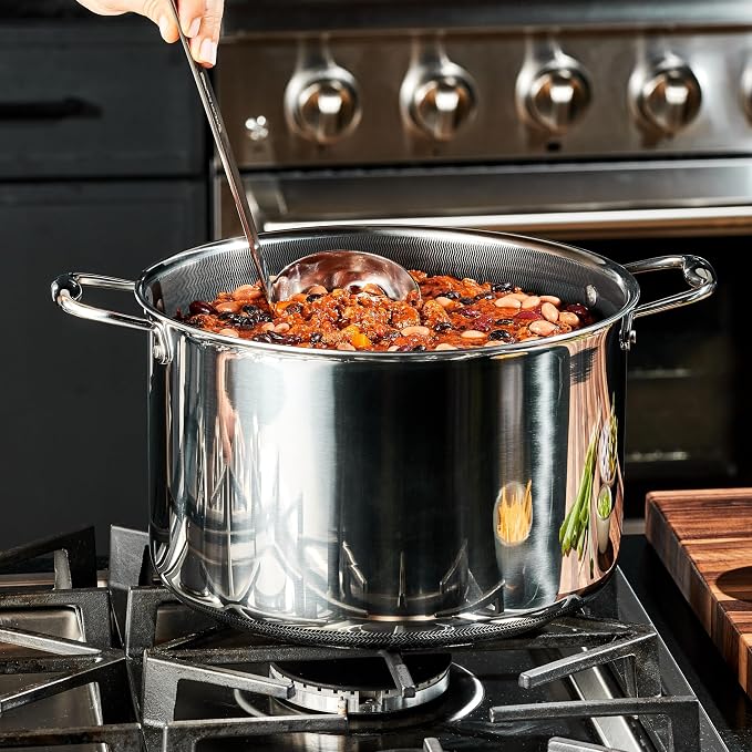 HexClad Hybrid Nonstick 10-Quart Stockpot - Image 7