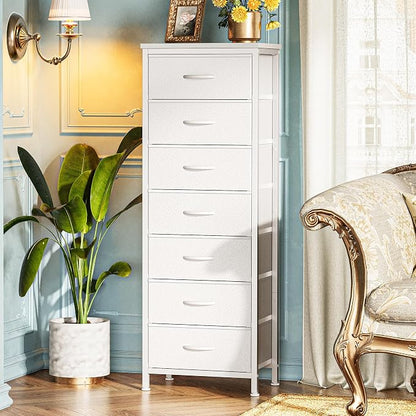 Huuger Tall Dresser for Bedroom, 7 Drawer Dresser & Chests of Drawers, Fabric - Image 6