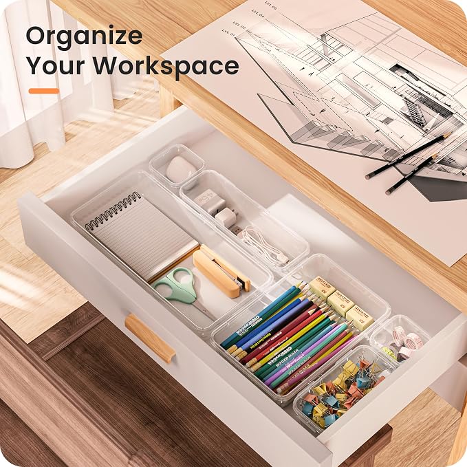 A-LuGei 【Military Grade】 Drawer Organizer, 【】 Makeup organizer - Image 3