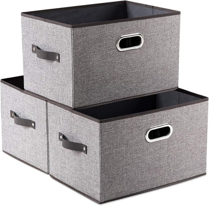PRANDOM Larger Collapsible Storage Bins by Prandom