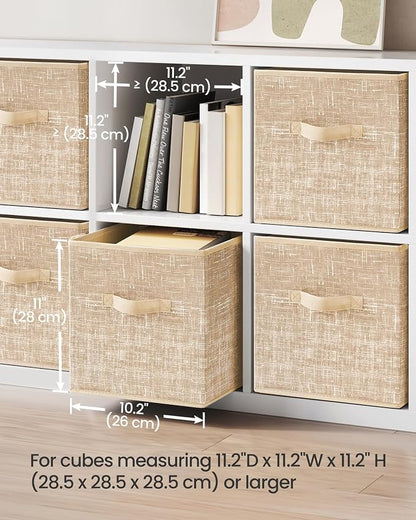 SONGMICS Storage Cubes, 11-Inch Non-Woven Fabric Bins - Image 3