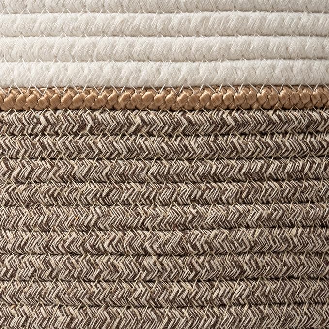 LA JOLIE MUSE Woven Basket Rope Storage Baskets - Image 6