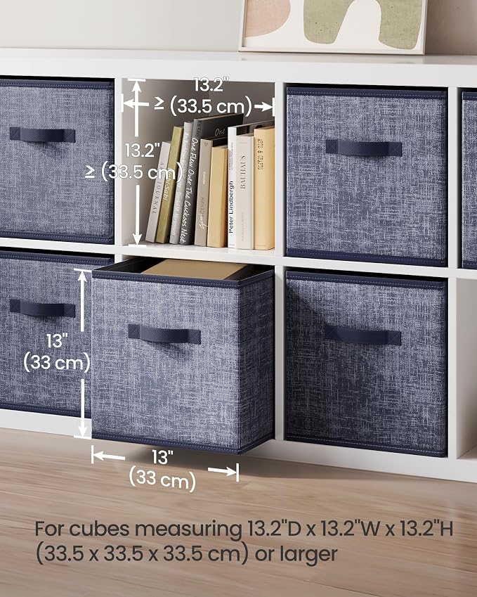 SONGMICS Storage Cubes, 13-Inch Non-Woven Fabric Bins - Image 3