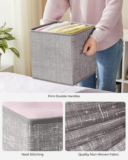SONGMICS Storage Cubes, 11-Inch Non-Woven Fabric Bins - Image 4
